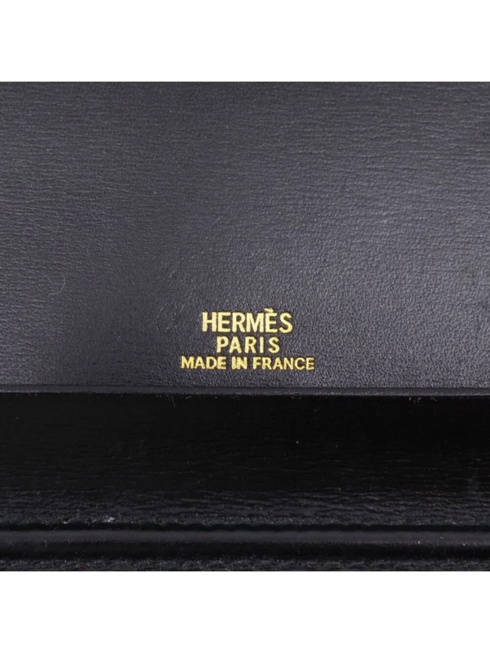 Hermes Agenda Vision Box Calf Black a Notebook Cover
